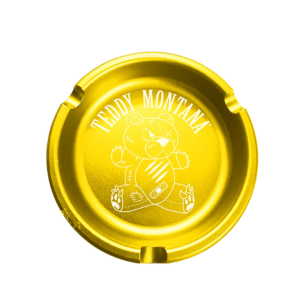 Cenicero metálico dorado (Premium)